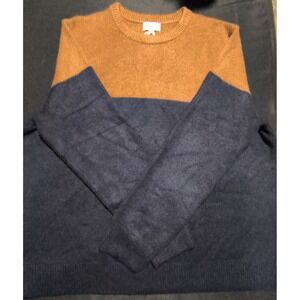 Goodfellow & Co Men's Sweater, Rust and Navy Blue, Size XXL, NWT